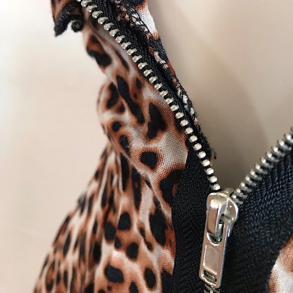 Leopard Print Adjustable Racerback Spaghetti Stra… - image 5